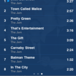 Current playlist