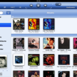 Albums - Cover View in Landscape Mode