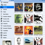 Albums - Cover View in Portrait Mode