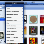 Context Menu for Current Track