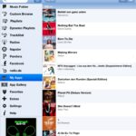 Albums in List View