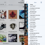 Current Playlist, right hand view