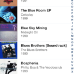 Albums in List View