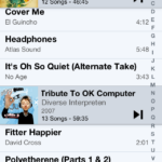 The Tracks for some Albums