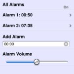 Alarms on SqueezeNetwork